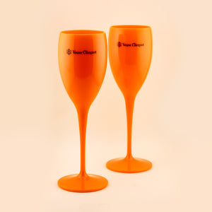 Veuve Champagne Flute | Orange | Freshwater