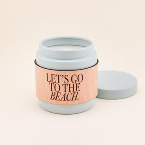 Let's Go To The Beach Soy Travel Candle | Shop Freshwater