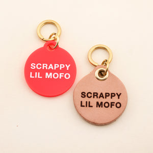 Scrappy Lil Mofo Pet Tag | Freshwater