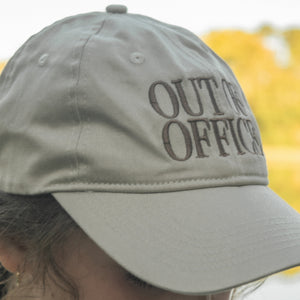 Out of Office Dad Hat on model | Freshwater