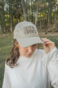 Out of Office Dad Hat on model | Freshwater