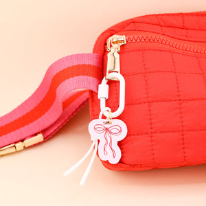 Limited Edition Pink Bow Bag Charm | Freshwater