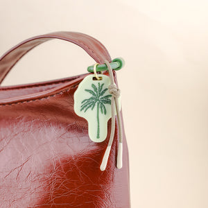 Palm Tree Bag Charm | Freshwater