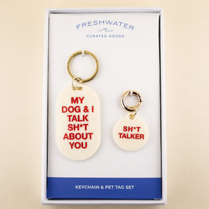 Sh*t Starter Keychain & Pet Tag Gift Set | Freshwater