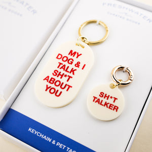 Sh*t Starter Keychain & Pet Tag Gift Set | Freshwater