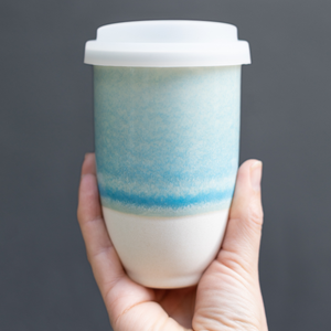 Lagoon Ceramic Travel Mug | Freshwater 