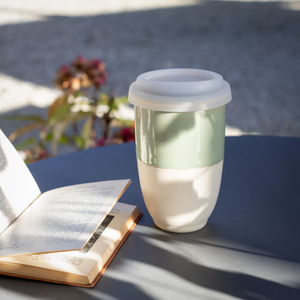 Sage Green Ceramic Travel Mug | Freshwater