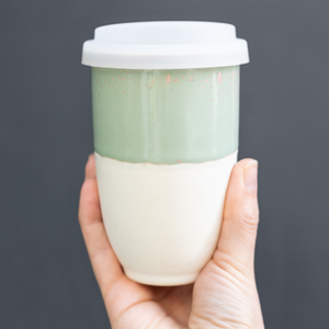 Sage Green Ceramic Travel Mug | Freshwater