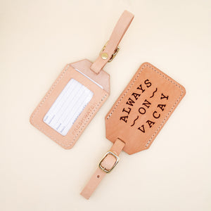 Always On Vacay Luggage Tag Contact Card | Shop Freshwater