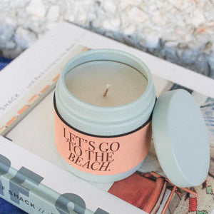 Let's Go To The Beach Travel Candle | Shop Freshwater