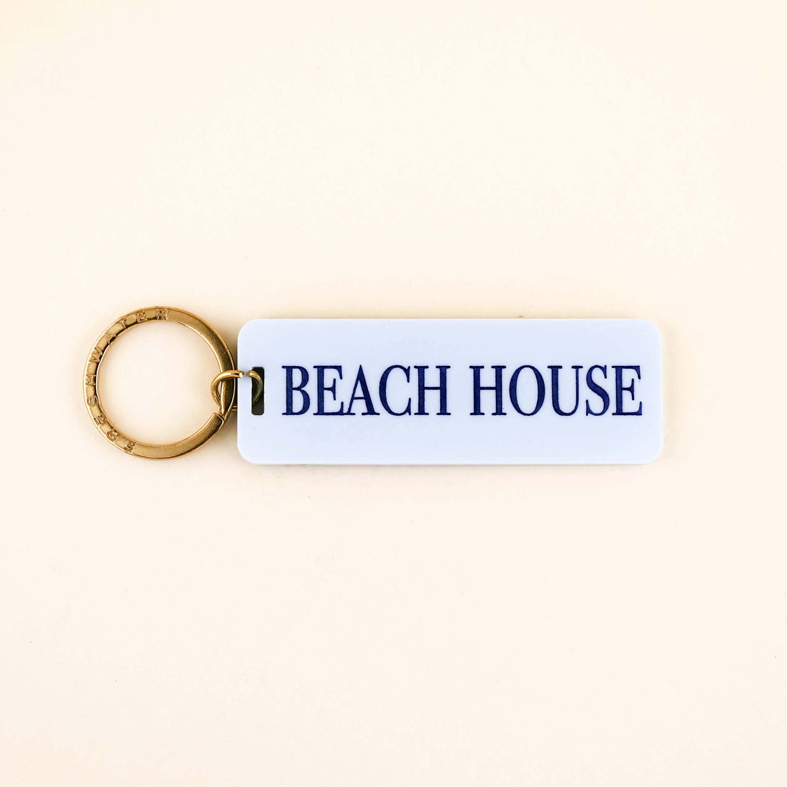 Beach house keychain clearance