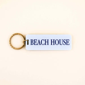 Beach House Keychain in Sky Blue Acrylic | Shop Freshwater