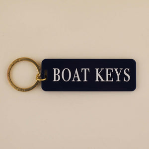 Boat Keys Keychain in Navy Acrylic | Shop Freshwater