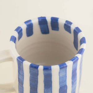 FW Blue Stripe Ceramic Mug | Freshwater