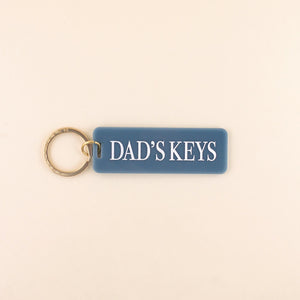 Dad Keys Keychain | Denim Blue | Freshwater