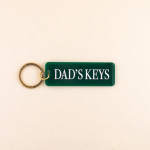 Dad Keys Keychain | Emerald | Freshwater