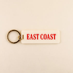 East Coast Keychain | Cream/Red | Freshwater