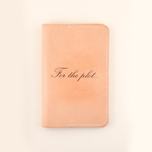 For The Plot Leather Passport Cover | Freshwater