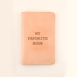 My Favorite Book Leather Passport Holder | Shop Freshwater