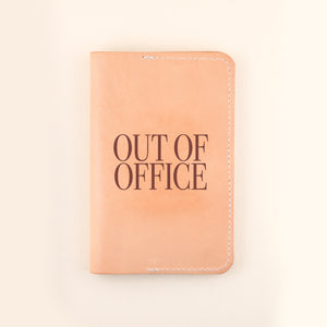 Out Of Office Leather Passport Holder | Shop Freshwater
