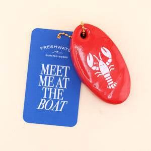 LOBSTER Floating Keychain | Freshwater