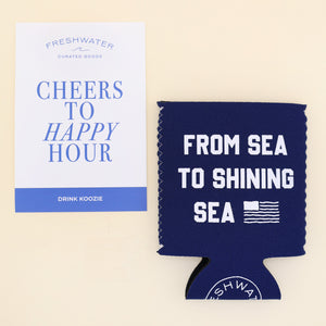 Sea to Shining Sea Koozie | Freshwater