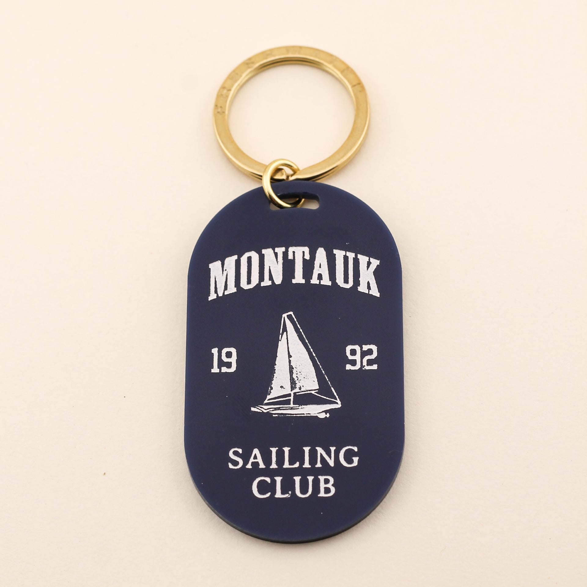 Montauk Sailing Club Keychain | Freshwater | Freshwater Curated Goods