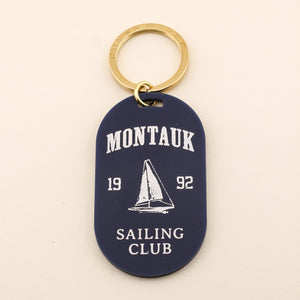 Montauk Sailing Club Pill Keychain | Freshwater