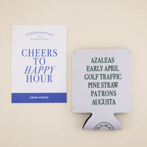 Augusta Golf Favorites Koozie | Freshwater