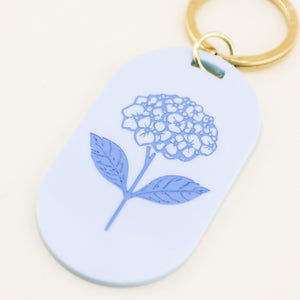 Hydrangea Pill Keychain | Freshwater