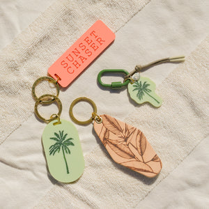 Palm Tree Bag Charm Freshwater - Main Image