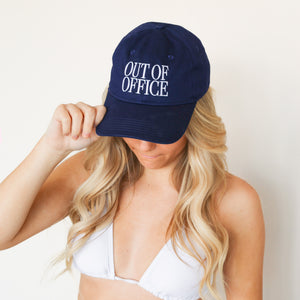 Out Of Office Dad Hat | Navy | Freshwater