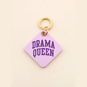 Lavender Purple Drama Queen Pet Tag | Freshwater