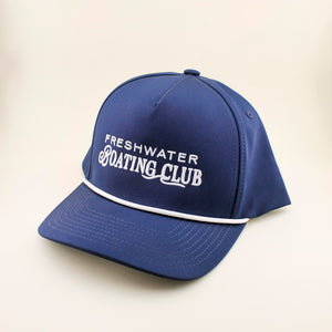 Freshwater Boating Club Rope Hat | Navy | Shop Freshwater