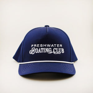 Freshwater Boating Club Rope Hat | Navy | Shop Freshwater