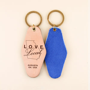Personalized Love Local Hotel Keychain | Freshwater