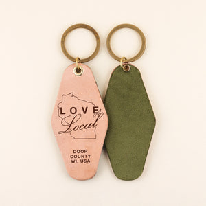 Personalized Love Local Hotel Keychain | Freshwater