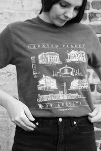 Haunted Places of Augusta Unisex Tee Shirt | Freshwater