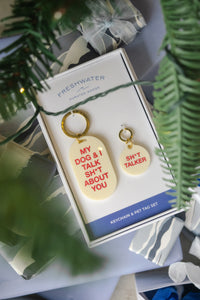 Sh*t Starter Keychain & Pet Tag Gift Set | Freshwater