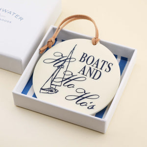 Boats And Hos Ornament with gift box | Shop Freshwater