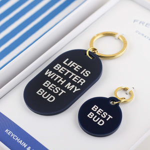 Best Bud Keychain & Pet Tag Gift Set | Freshwater