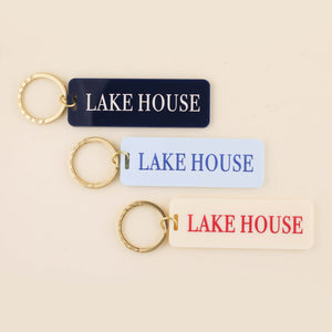 Acrylic Lake House Keychain | Freshwater