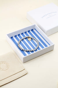 Sterling Silver Beaded Bracelet in Gift Box | Shop Freshwater