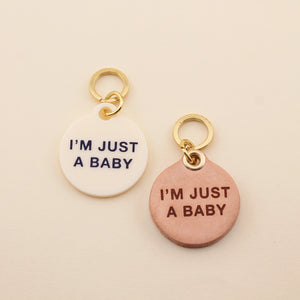 Funny I'm Just A Baby Pet Tag | Freshwater