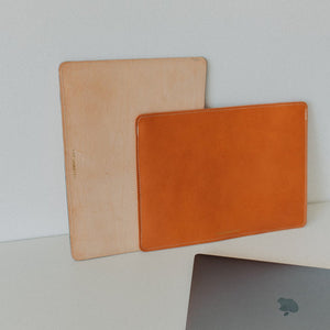 Personalized Custom Logo Leather 13" Laptop Sleeve | Shop Freshwater