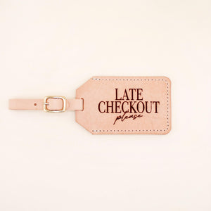 Late Checkout Luggage Tag | Shop Freshwater
