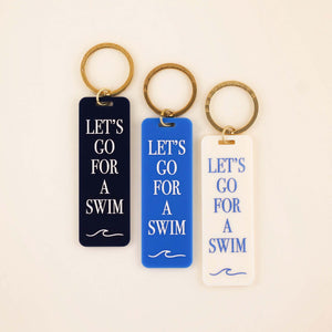 Let's Go For A Swim Keychain | Freshwater