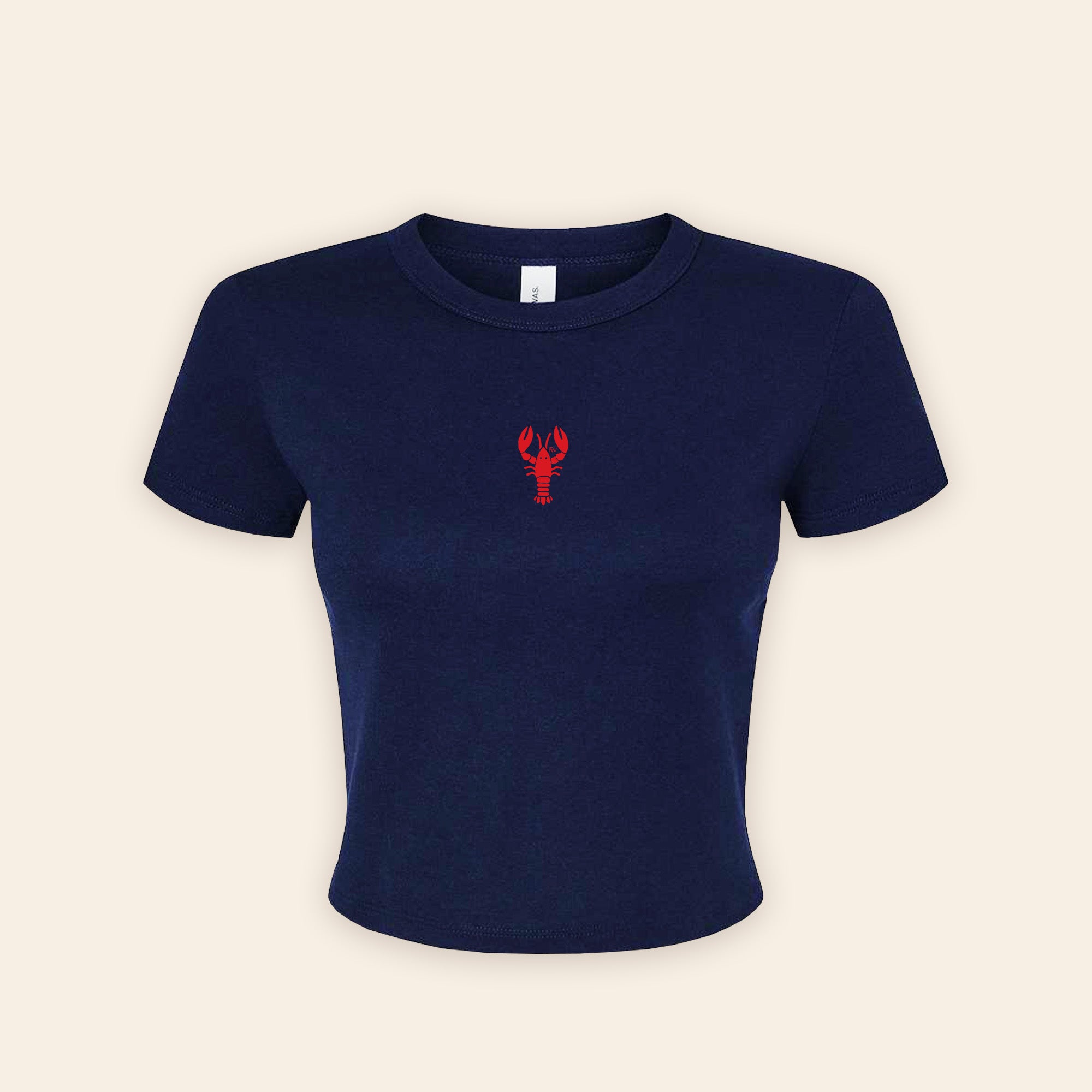 Lobster Baby Tee | Navy | Freshwater Curated Goods
