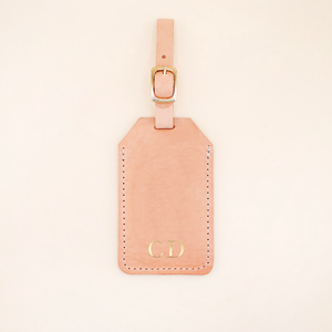 Monogrammed Luggage Tag | Gold Foiled | Shop Freshwater