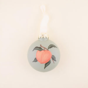 Peach Hand Painted Ornaments | Freshwater